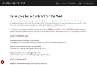 Contract for the web contract-for-the-web