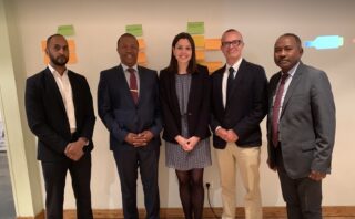 Mg group Screenshot of the first post on the new blog for public service transformation in Madagascar